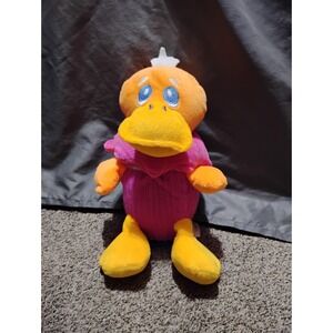 National Entertainment‎ Network Plush Duck Purple Orange White Tail 10 Inches